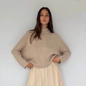 Honest cotton sweater one size